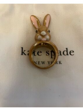 Kate Spade desert muse bunny ring